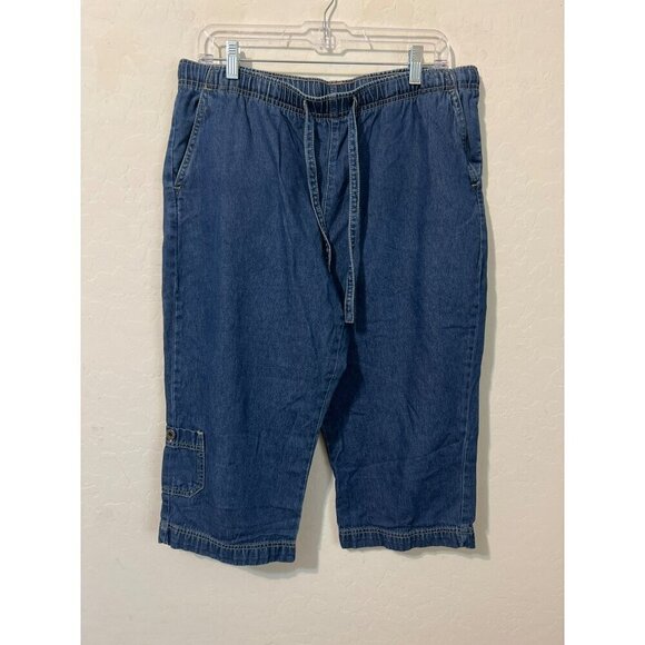 GV American Classics Crop Medium Wash Jean Sz 12 - Picture 1 of 9